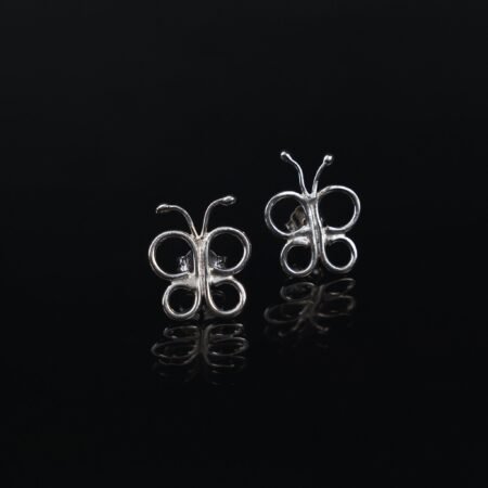 Arete Mariposa Hilo Plata